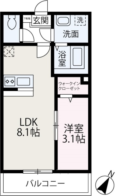 アベニールの間取り写真