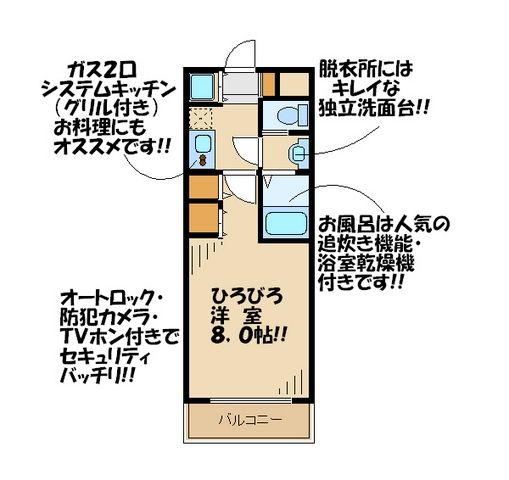 ドゥーエつつじヶ丘の間取り写真