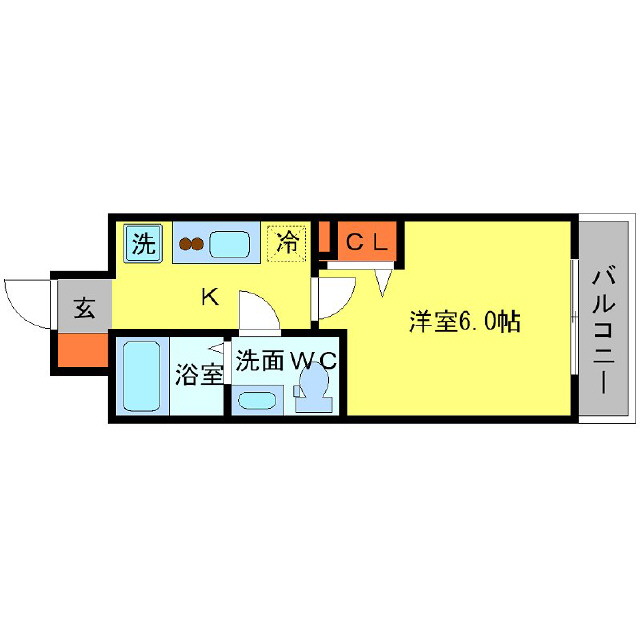 SERENiTE北浜の間取り写真