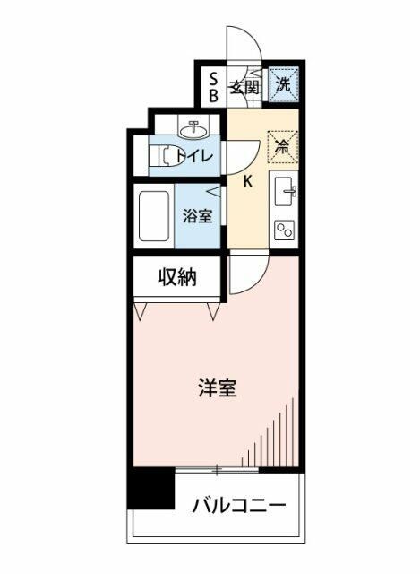 京王井の頭線 神泉駅 徒歩4分 11階建 築29年の間取り写真