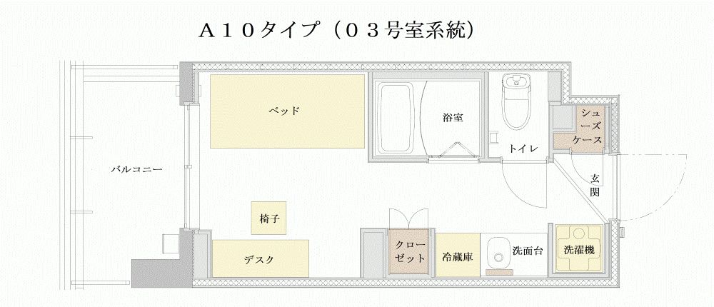 かわしん百合丘ビルの間取り写真