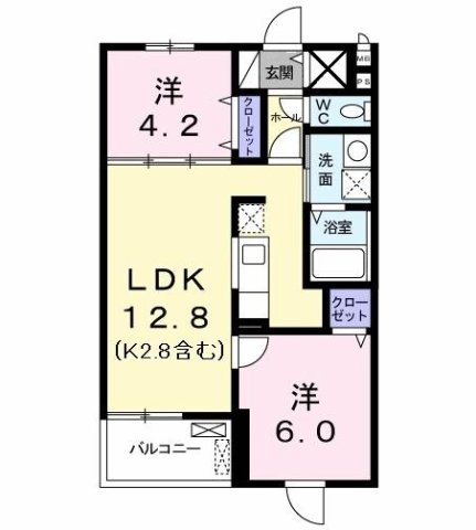 ベルプレーヌの間取り写真