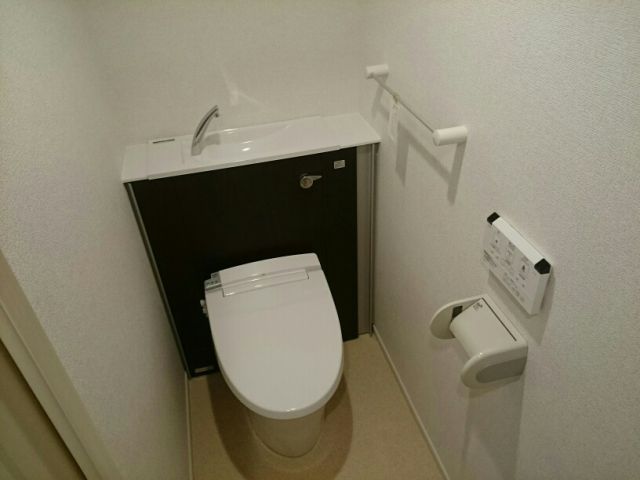 南海本線 湊駅 徒歩16分 5階建 築9年のトイレ写真