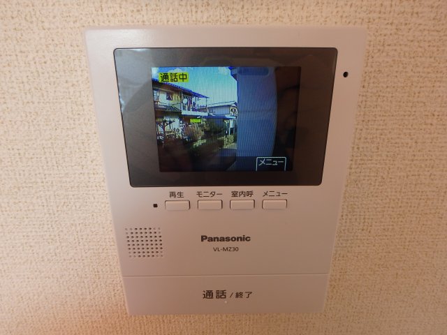 セキュリティ　総社市井手　グランパレＫ　1LDＫ　TVモニターホン