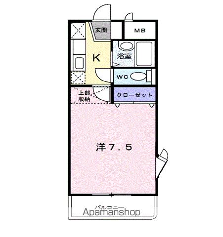 ヴェルジュ・萩原の間取り写真