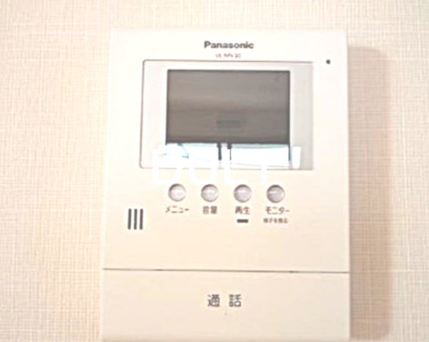 セキュリティ　モニター付きインターホンです。
