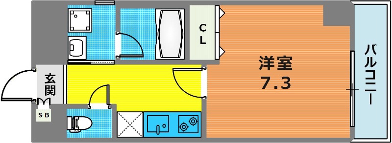 COZY COURT三軒茶屋TOKYOの間取り写真