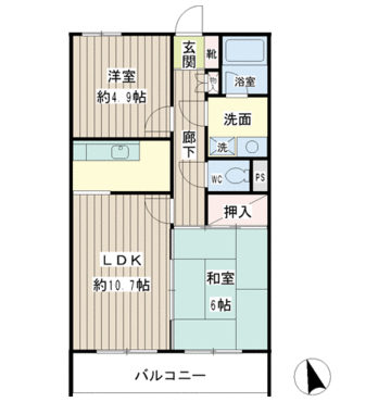 ペイサージュの間取り