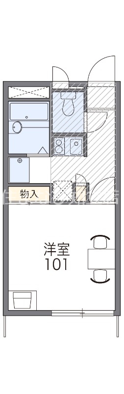 レオパレスサンシャイン南町の間取り