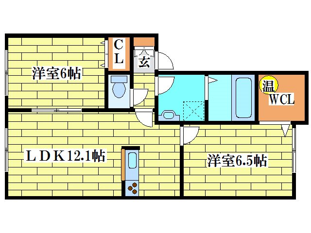 コリーヌメゾンの間取り