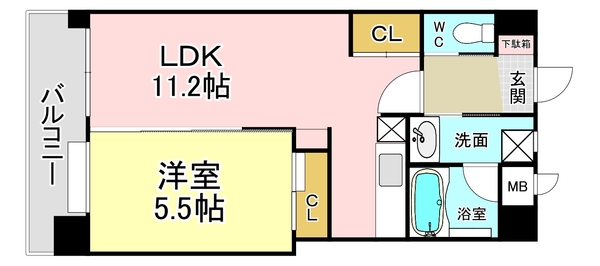 コンプレート富士見の間取り