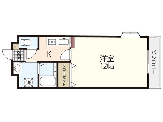 広島県広島市安佐南区大町東１（マンション）の賃貸物件の間取り