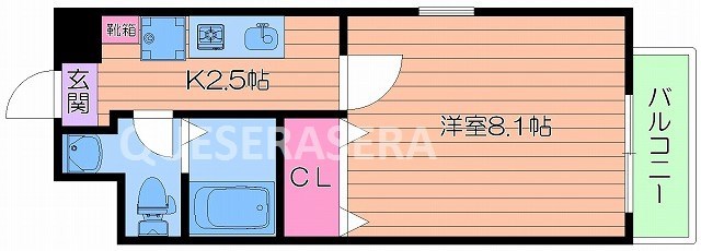 ウインズコート今福西の間取り