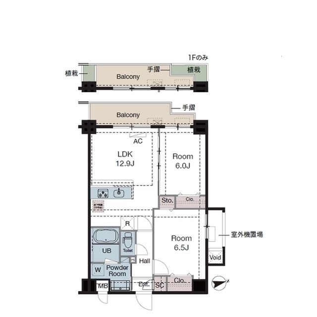 ラグゼナ東陽町の間取り