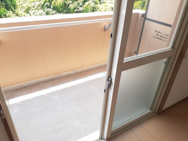 【日立市本宮町のマンションのバルコニー】