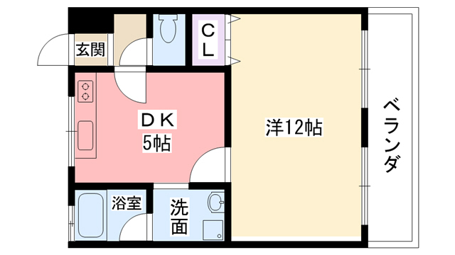 御代開マンションの間取り