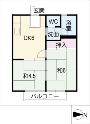 サンシティ松下の間取り