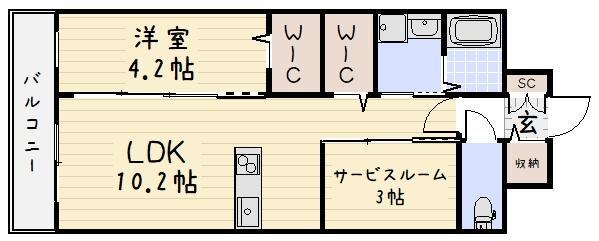 ＡｌｉＳＳ堺町の間取り