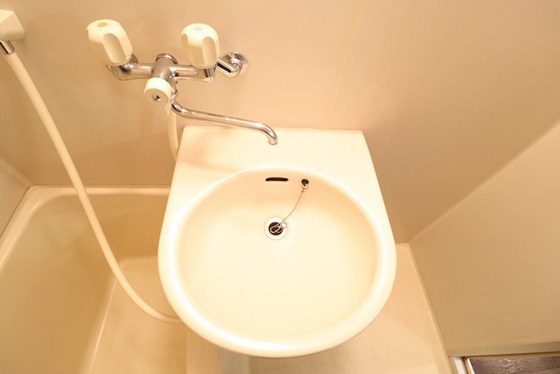 洗面設備　※別号室の写真です。