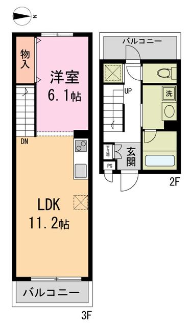 プリンセスライン石神井台の間取り