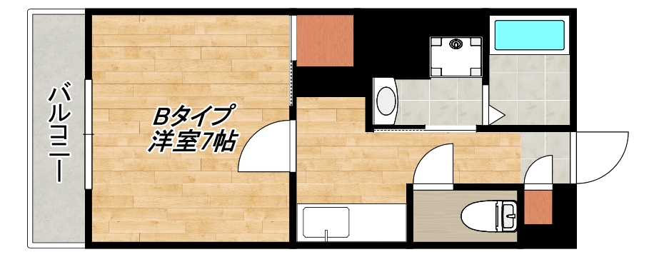 【鹿児島市新栄町のマンションの間取り】