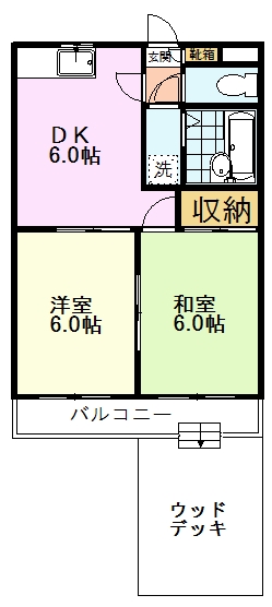 ノースランド国立の間取り