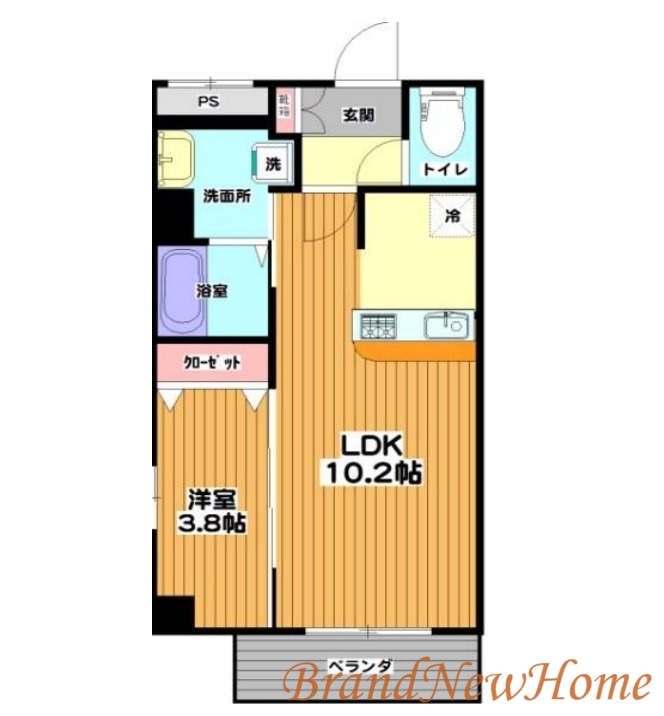 堺市堺区戎之町西のマンションの間取り