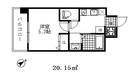 スプランディッド元町山手の間取り