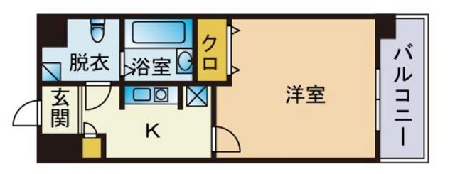 ダイナコートエスタディオ平尾の間取り