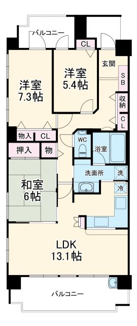 グリーンシャトーＨ・Ｔの間取り