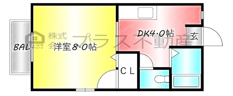 ロワール遠賀野の間取り