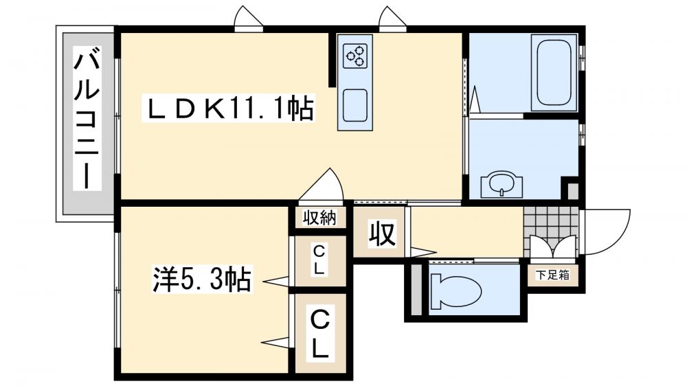 エスタシオン・Iの間取り