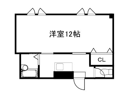 プレジデント河合の間取り