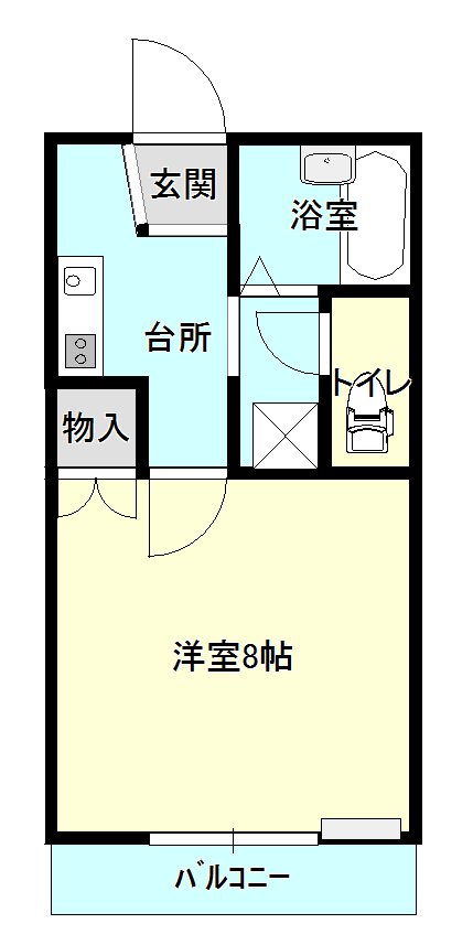 フォレスト　（学生向け）の間取り