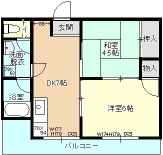 清柳館の間取り