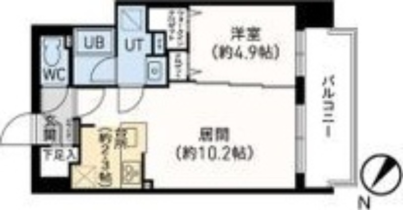 F中の島の間取り