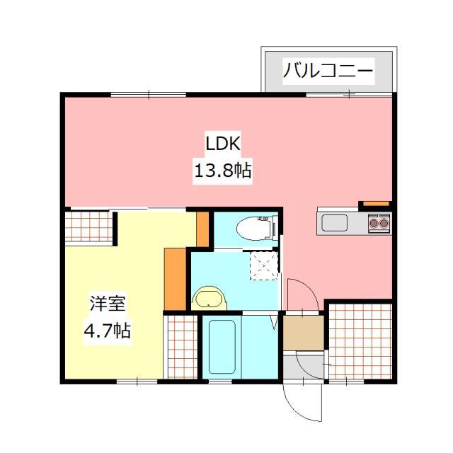 メゾン古城の間取り