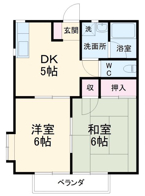 ホワイトパレス市ヶ尾の間取り