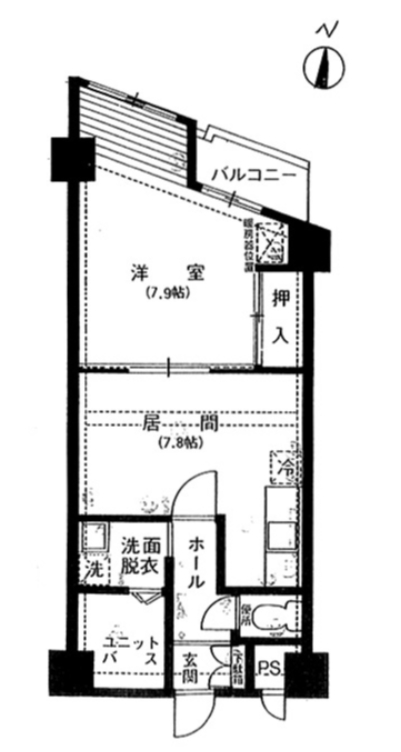 ソシエール南5条の間取り