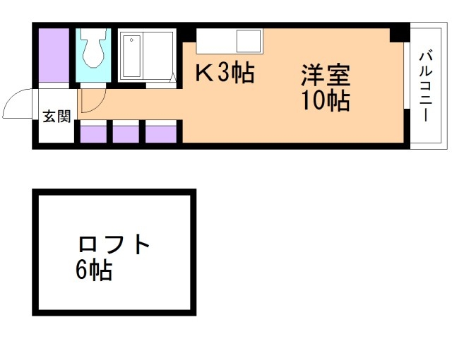 ダイアナ南山鼻ヒルズIの間取り