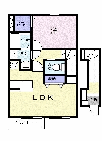 ベルアルモニーAの間取り