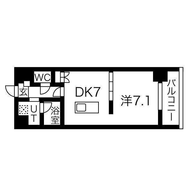 【ＩＡＲＩＭ新瑞橋の間取り】