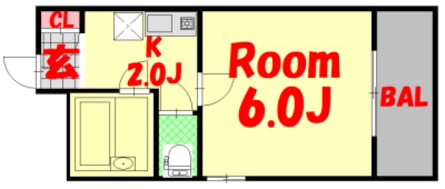 広島市安佐南区古市のマンションの間取り