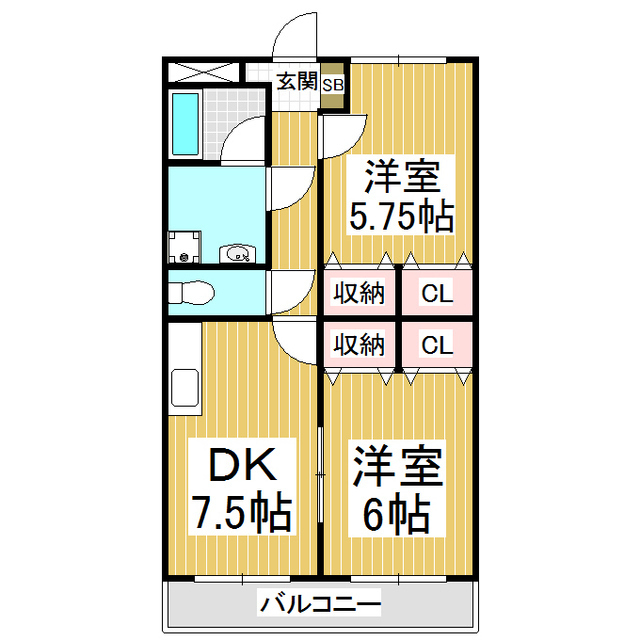 エトワールコスモの間取り