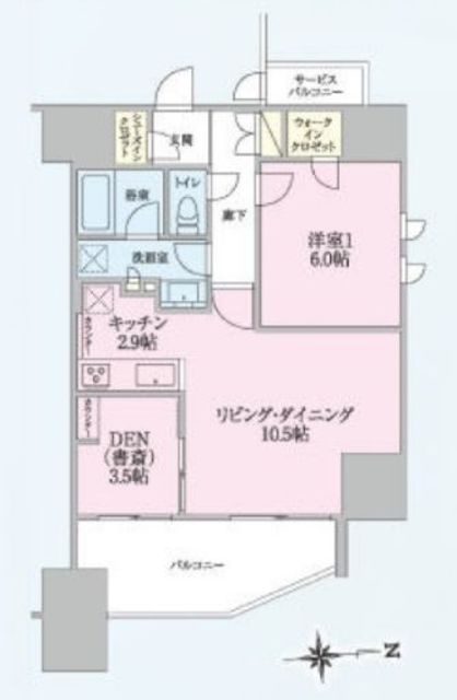 トラープランド翠命館の間取り