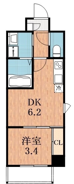 エセリアル喜連瓜破の間取り