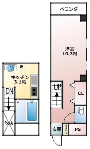 リューレント河原町の間取り