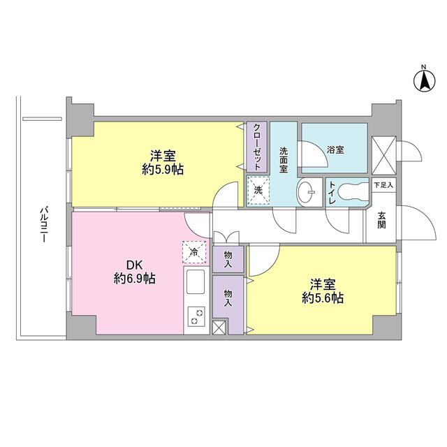 エクレール上池台の間取り