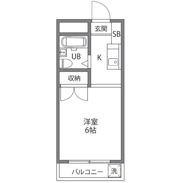 世田谷区南烏山のマンションの間取り