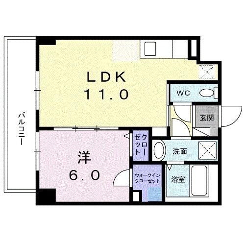 横浜市鶴見区栄町通のマンションの間取り